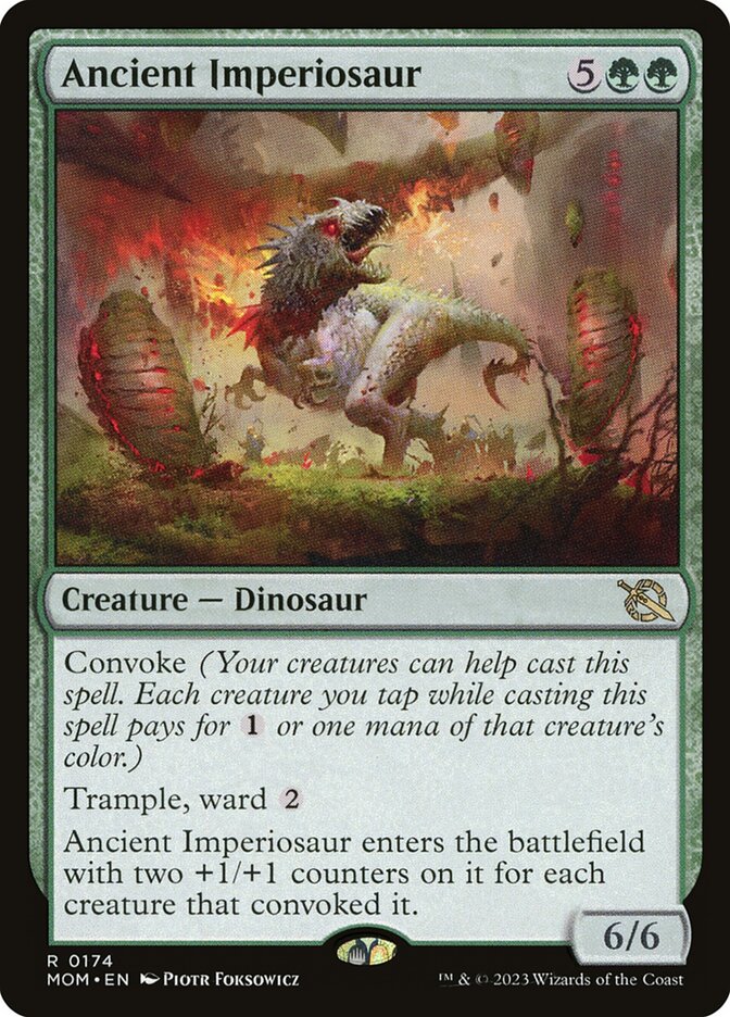 Ancient Imperiosaur - [Foil] March of the Machine (MOM)
