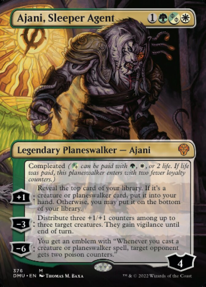 Ajani, Sleeper Agent - [Foil, Borderless] Dominaria United (DMU)