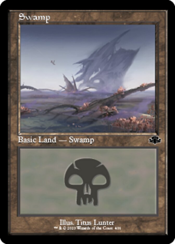 Swamp (406) - [Retro Frame] Dominaria Remastered (DMR)