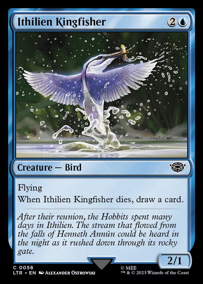 Ithilien Kingfisher - [Foil] The Lord of the Rings: Tales of Middle-earth (LTR)