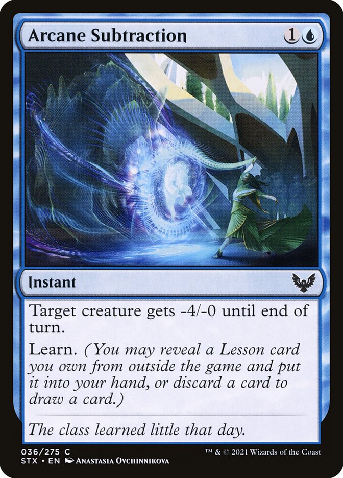 Arcane Subtraction - [Foil] Strixhaven: School of Mages (STX)