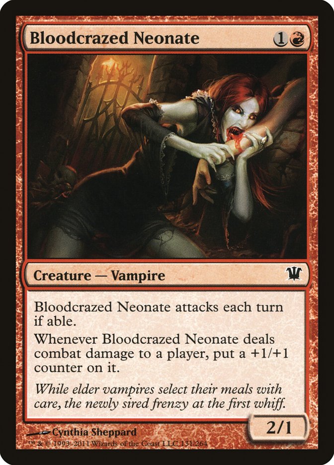 Bloodcrazed Neonate - [Foil] Innistrad (ISD)