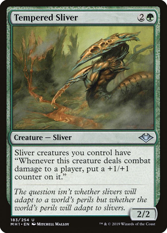 Tempered Sliver - [Foil] Modern Horizons (MH1)