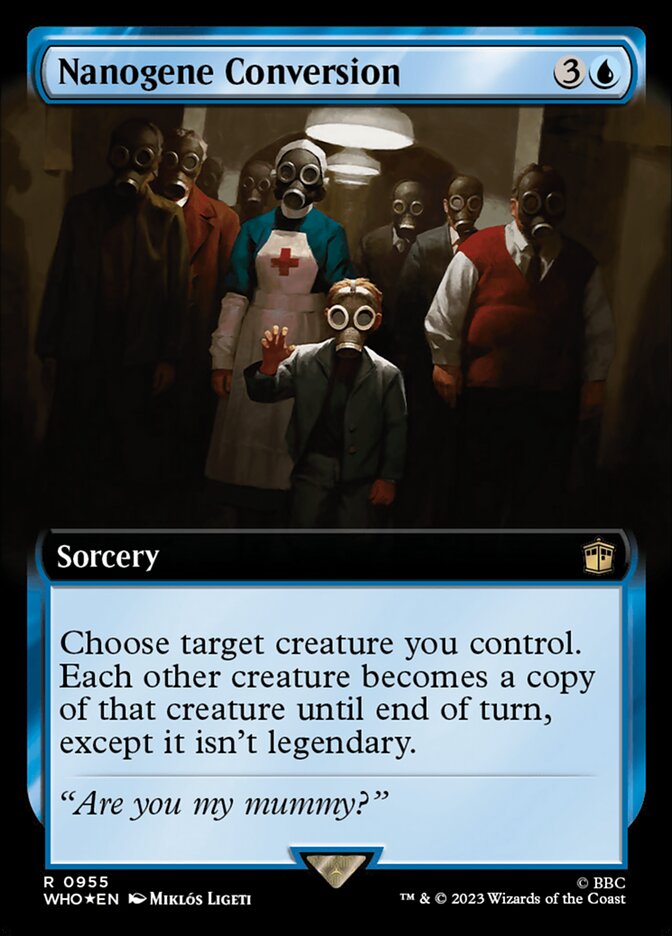 Nanogene Conversion - [Surge Foil, Extended Art] Doctor Who (WHO)