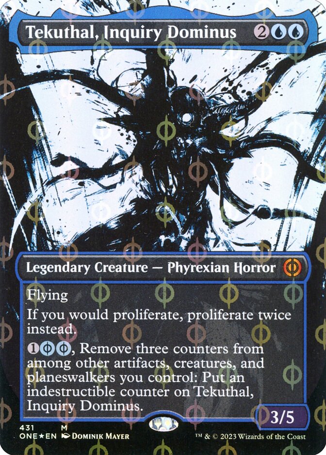 Tekuthal, Inquiry Dominus - [Step and Compleat Foil, Showcase] Phyrexia: All Will Be One (ONE)