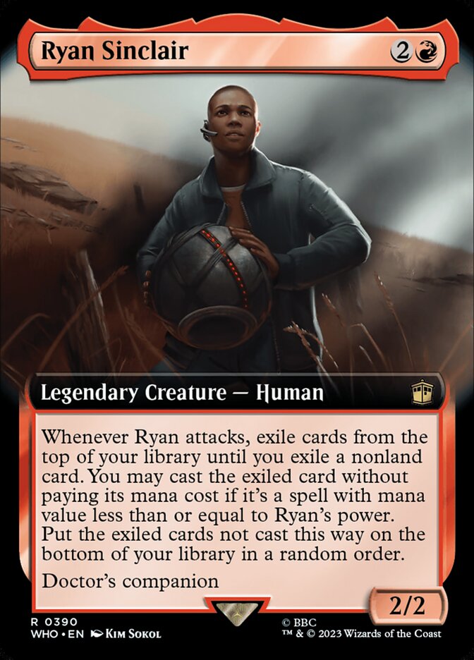 Ryan Sinclair - [Foil, Extended Art] Doctor Who (WHO)