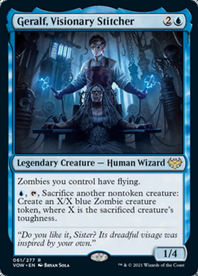 Geralf, Visionary Stitcher - [Foil] Innistrad: Crimson Vow (VOW)
