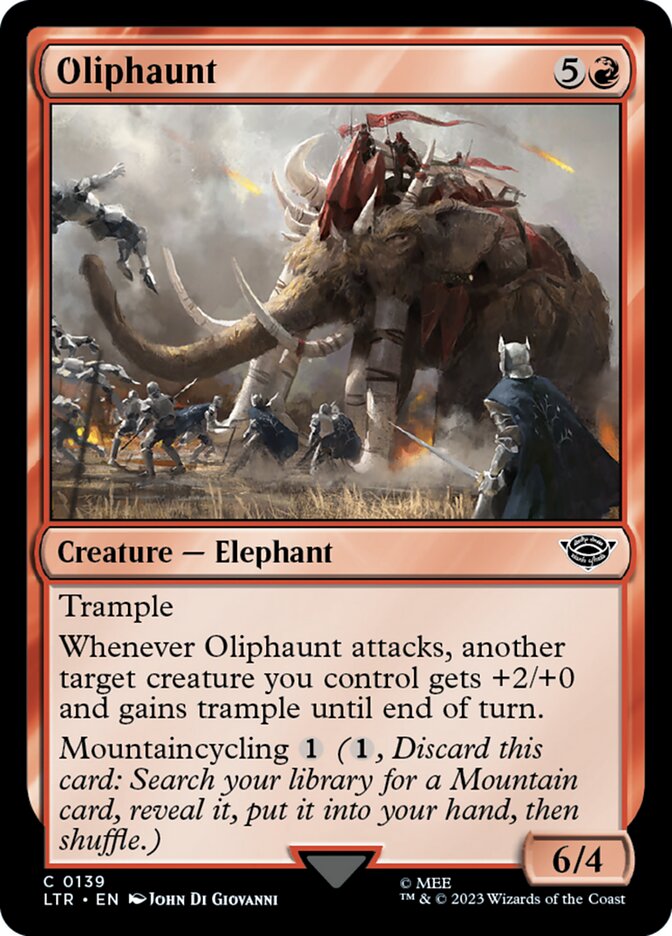 Oliphaunt - [Foil] The Lord of the Rings: Tales of Middle-earth (LTR)