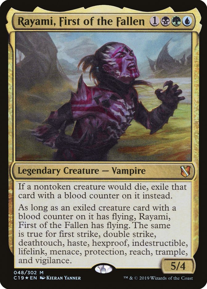 Rayami, First of the Fallen - [Foil] Commander 2019 (C19)