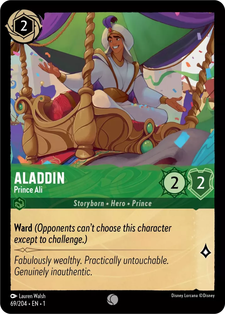 Aladdin - Prince Ali - [Foil] The First Chapter (1)