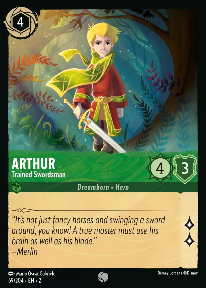 Arthur - Trained Swordsman - [Foil] Rise of the Floodborn (2)
