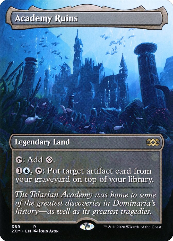Academy Ruins - [Foil, Borderless] Double Masters (2XM)