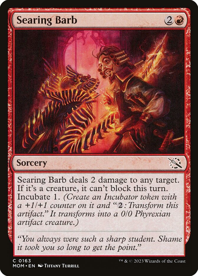 Searing Barb - [Foil] March of the Machine (MOM)
