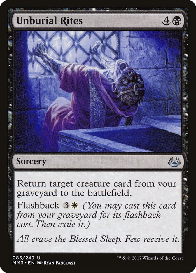 Unburial Rites - [Foil] Modern Masters 2017 (MM3)