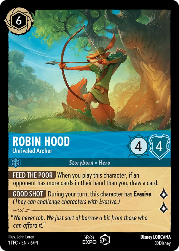 Robin Hood - Unrivaled Archer - [Foil, D23 Promo] Promo (P1)
