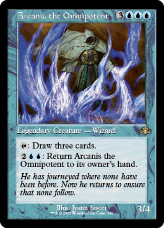 Arcanis the Omnipotent - [Foil, Retro Frame] Dominaria Remastered (DMR)