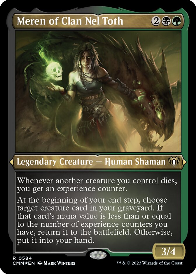 Meren of Clan Nel Toth - [Etched Foil] Commander Masters (CMM)
