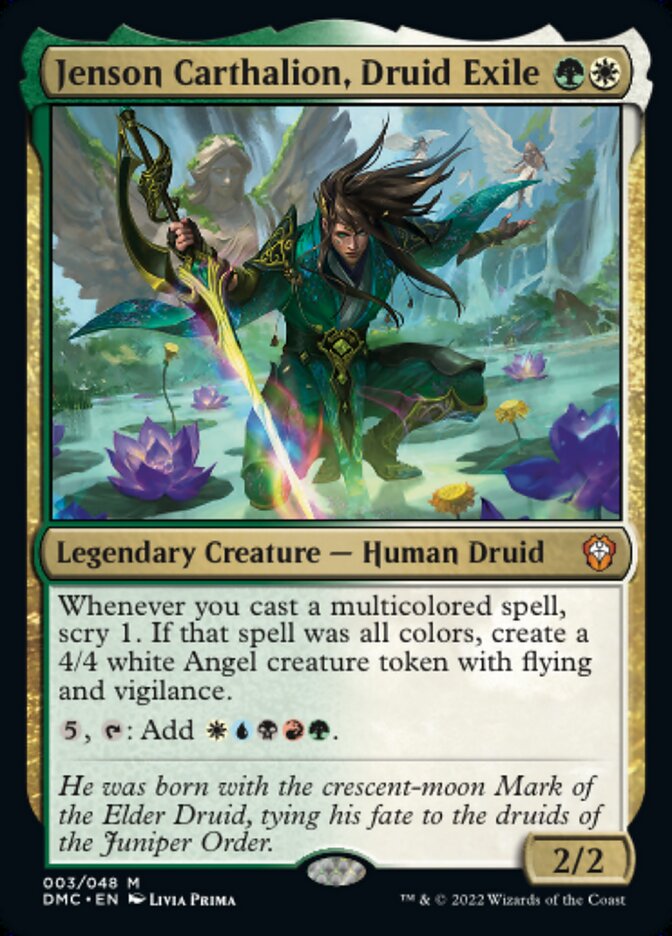 Jenson Carthalion, Druid Exile - [Foil] Dominaria United Commander (DMC)