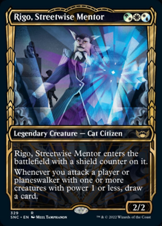 Rigo, Streetwise Mentor - [Foil, Showcase] Streets of New Capenna (SNC)