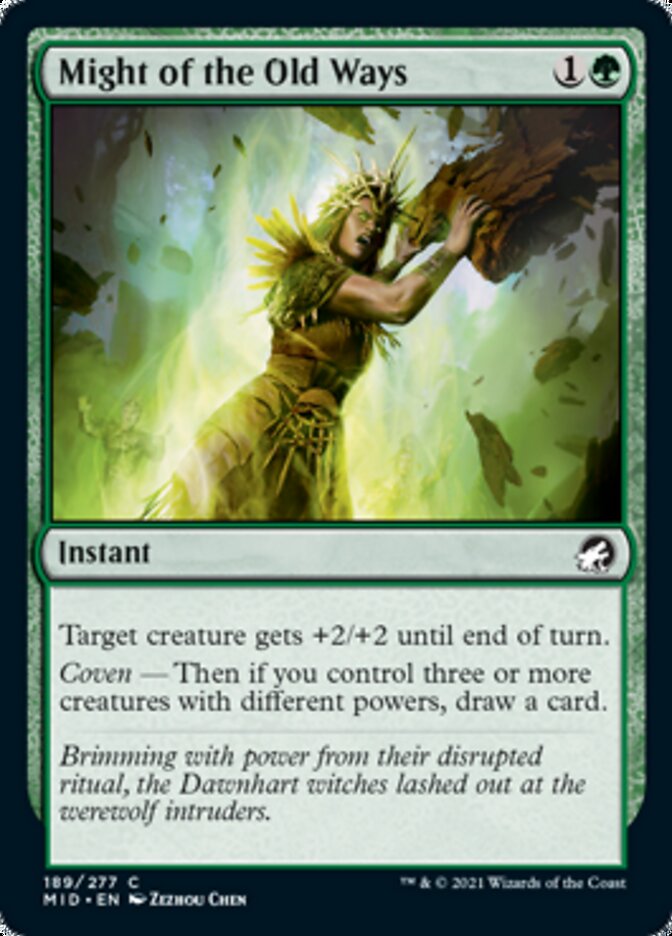 Might of the Old Ways - Innistrad: Midnight Hunt (MID)