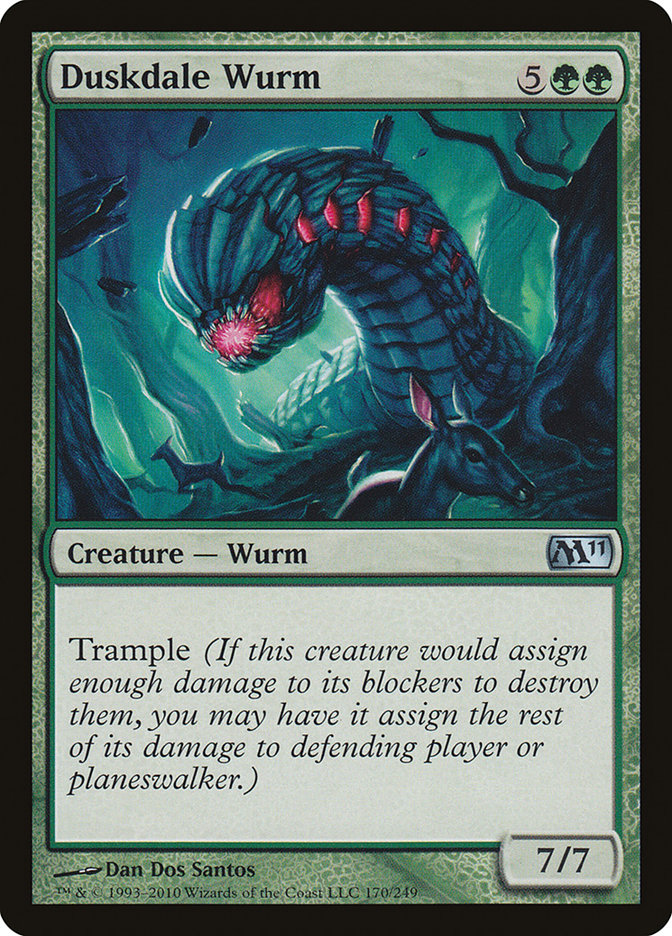 Duskdale Wurm - [Foil] Magic 2011 (M11)