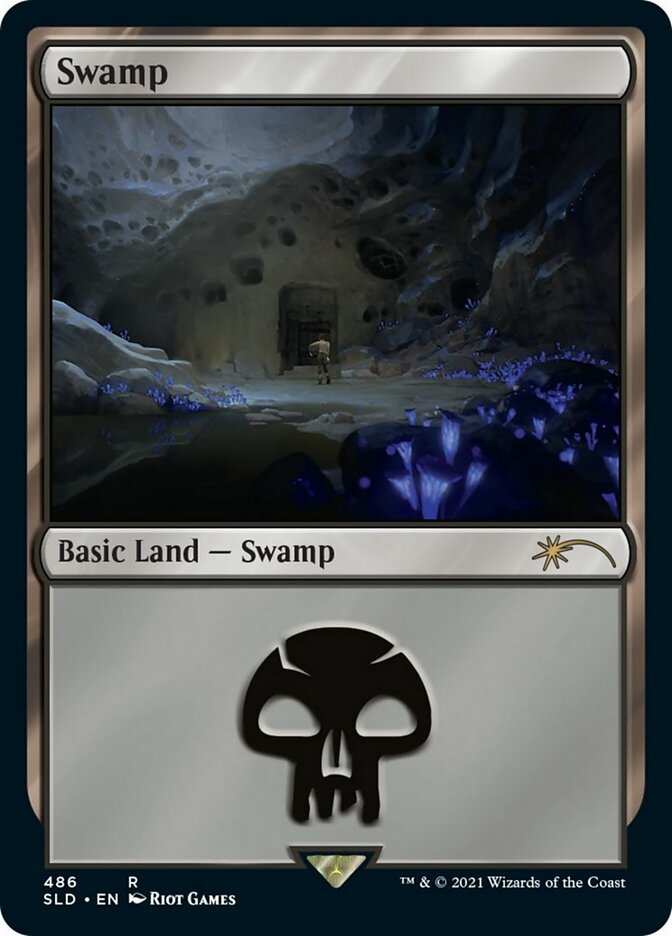 Swamp (486) - [Foil] Secret Lair Drop (SLD)