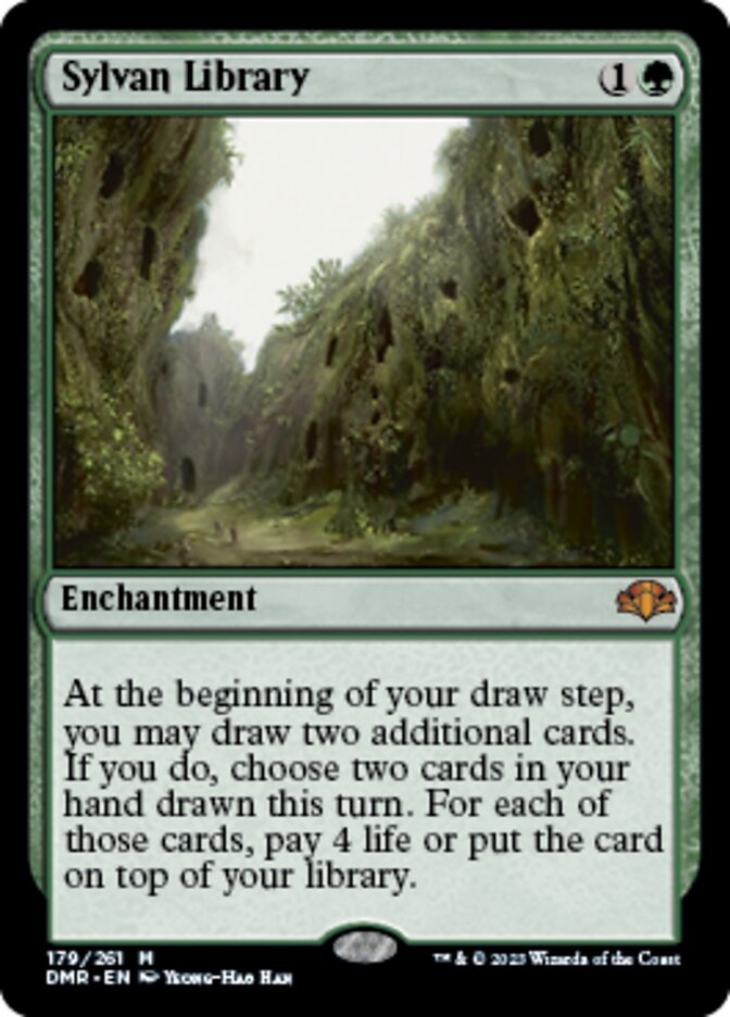 Sylvan Library - [Foil] Dominaria Remastered (DMR)