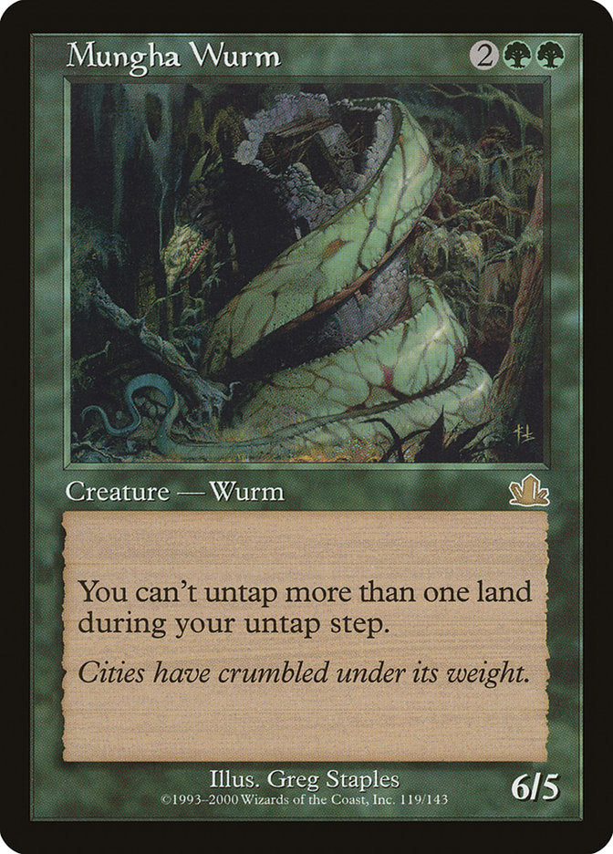 Mungha Wurm - [Foil] Prophecy (PCY)