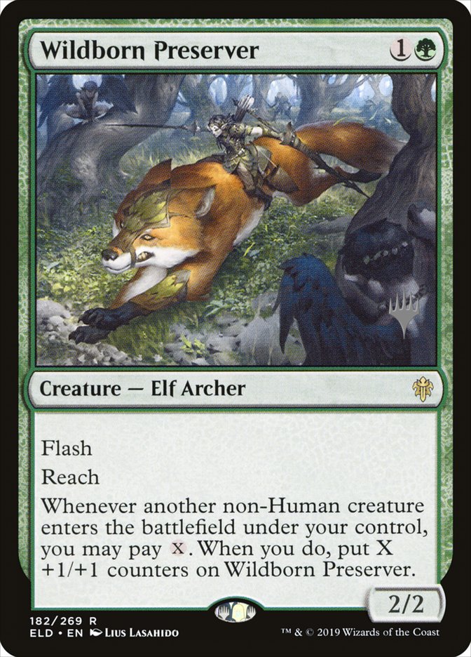 Wildborn Preserver - [Promo] Throne of Eldraine Promos (PELD)