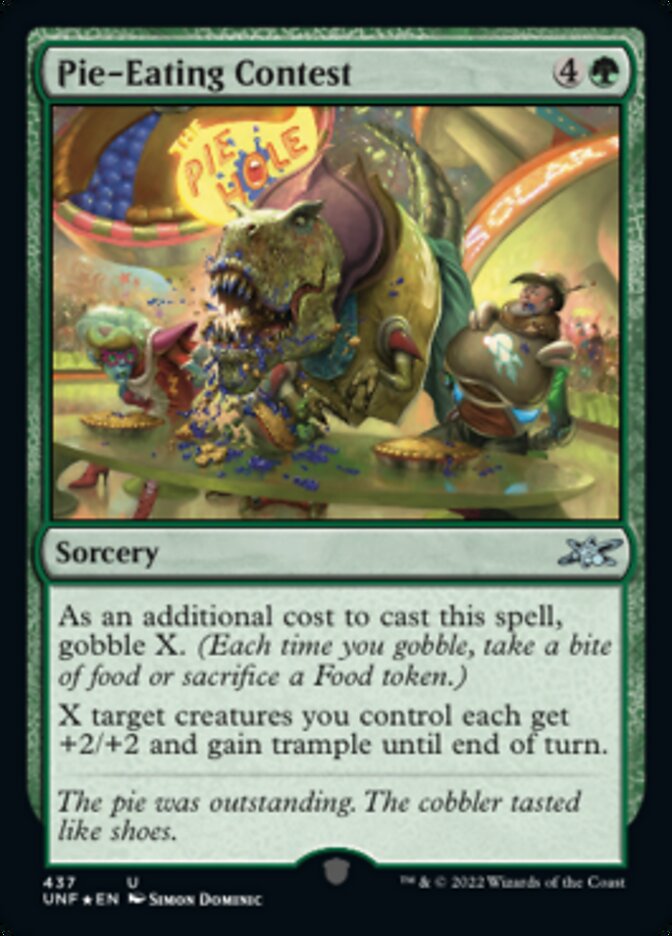 Pie-Eating Contest - [Galaxy Foil] Unfinity (UNF)
