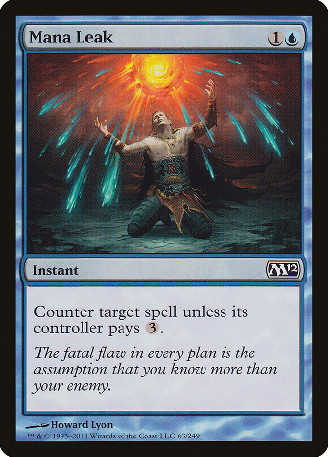 Mana Leak - [Foil] Magic 2012 (M12)