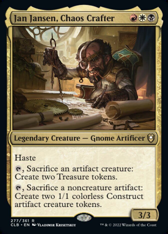 Jan Jansen, Chaos Crafter - [Foil] Commander Legends: Battle for Baldur's Gate (CLB)