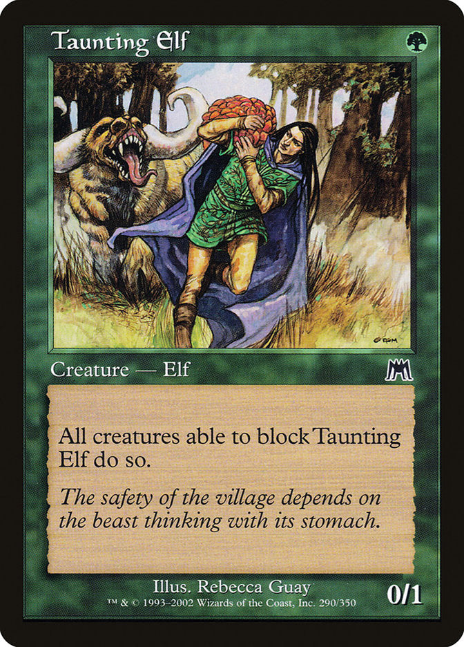 Taunting Elf - [Foil, Retro Frame] Onslaught (ONS)