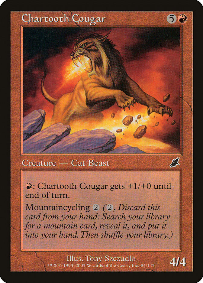 Chartooth Cougar - [Foil] Scourge (SCG)