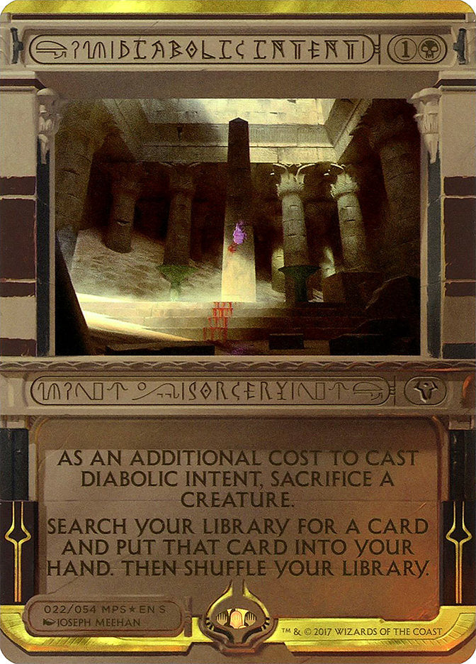Diabolic Intent - [Foil] Amonkhet Invocations (MP2)
