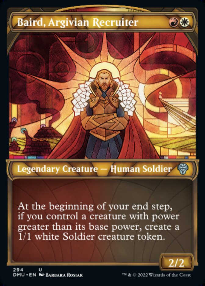 Baird, Argivian Recruiter - [Foil, Showcase] Dominaria United (DMU)
