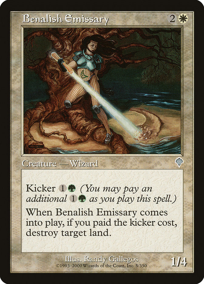 Benalish Emissary - [Foil, Retro Frame] Invasion (INV)