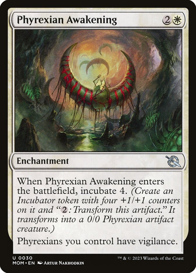 Phyrexian Awakening - [Foil] March of the Machine (MOM)
