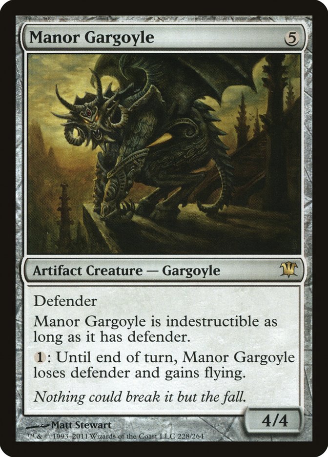 Manor Gargoyle - [Foil] Innistrad (ISD)