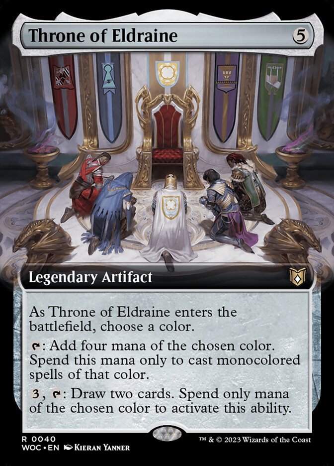 Throne of Eldraine - [Extended Art] Wilds of Eldraine Commander (WOC)