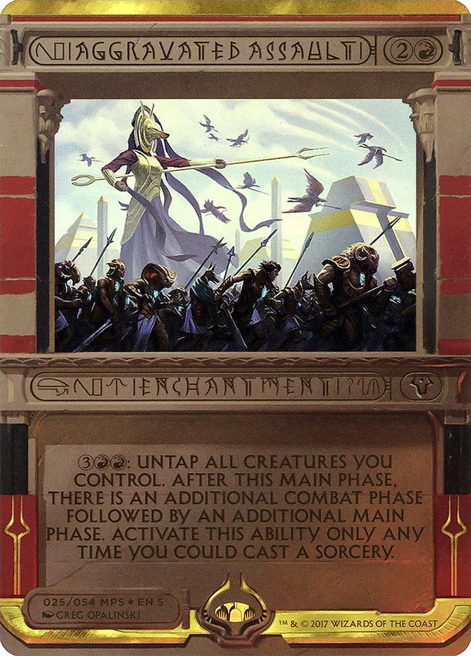 Aggravated Assault - [Foil] Amonkhet Invocations (MP2)