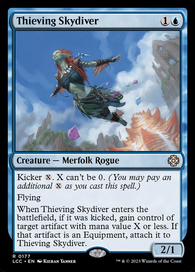 Thieving Skydiver - Lost Caverns of Ixalan Commander (LCC)