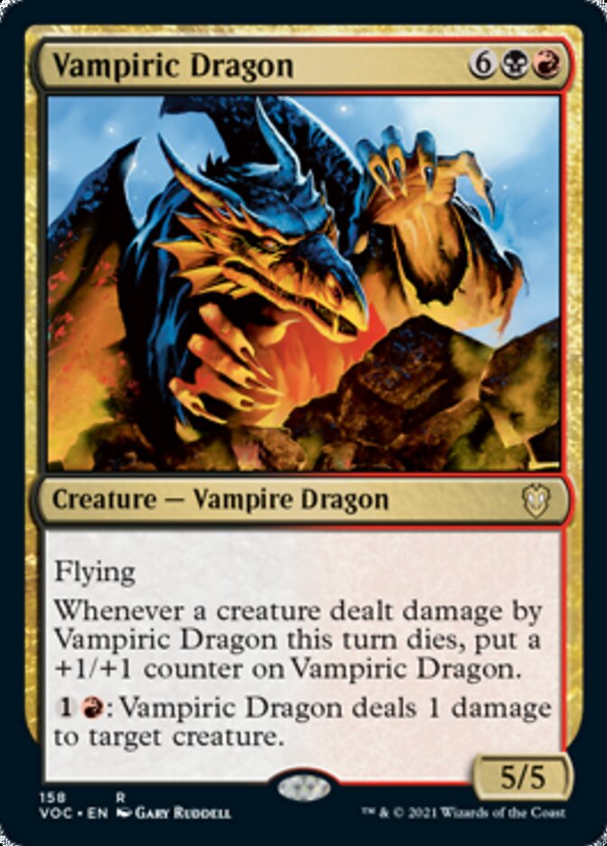 Vampiric Dragon - [Foil] Crimson Vow Commander (VOC)
