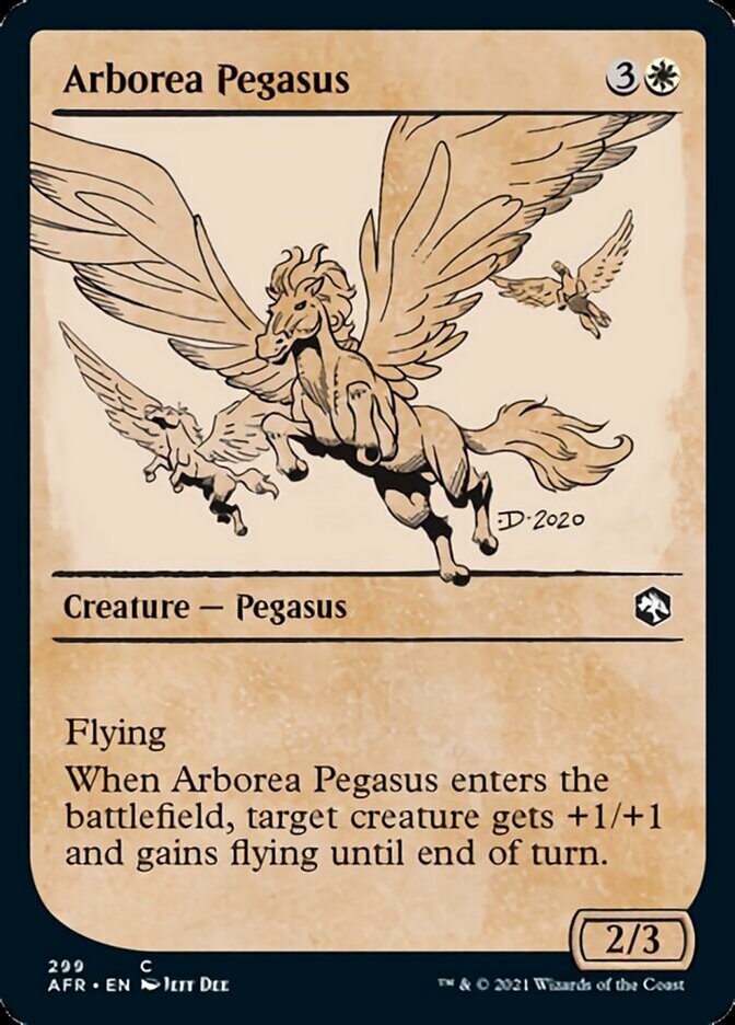 Arborea Pegasus - [Foil, Showcase] Adventures in the Forgotten Realms (AFR)