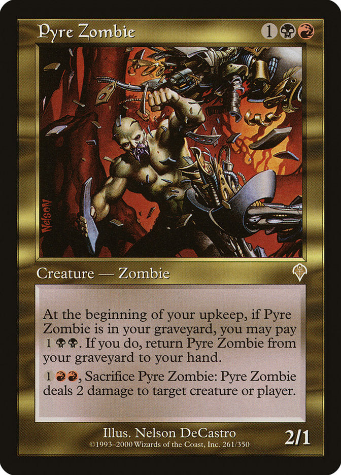 Pyre Zombie - [Retro Frame] Invasion (INV)