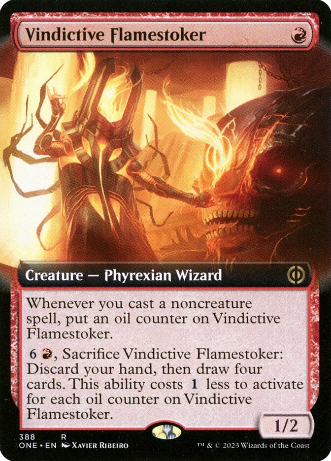 Vindictive Flamestoker - [Extended Art] Phyrexia: All Will Be One (ONE)