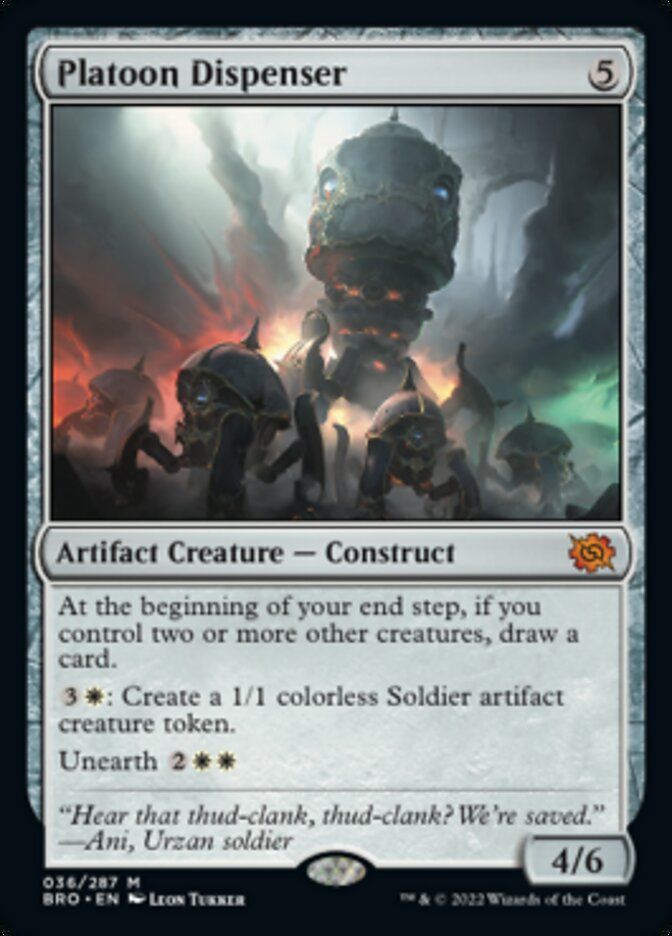 Platoon Dispenser - [Foil] The Brothers' War (BRO)