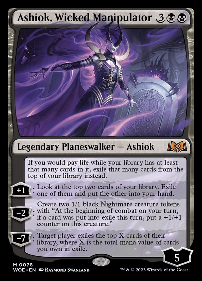 Ashiok, Wicked Manipulator - [Foil] Wilds of Eldraine (WOE)