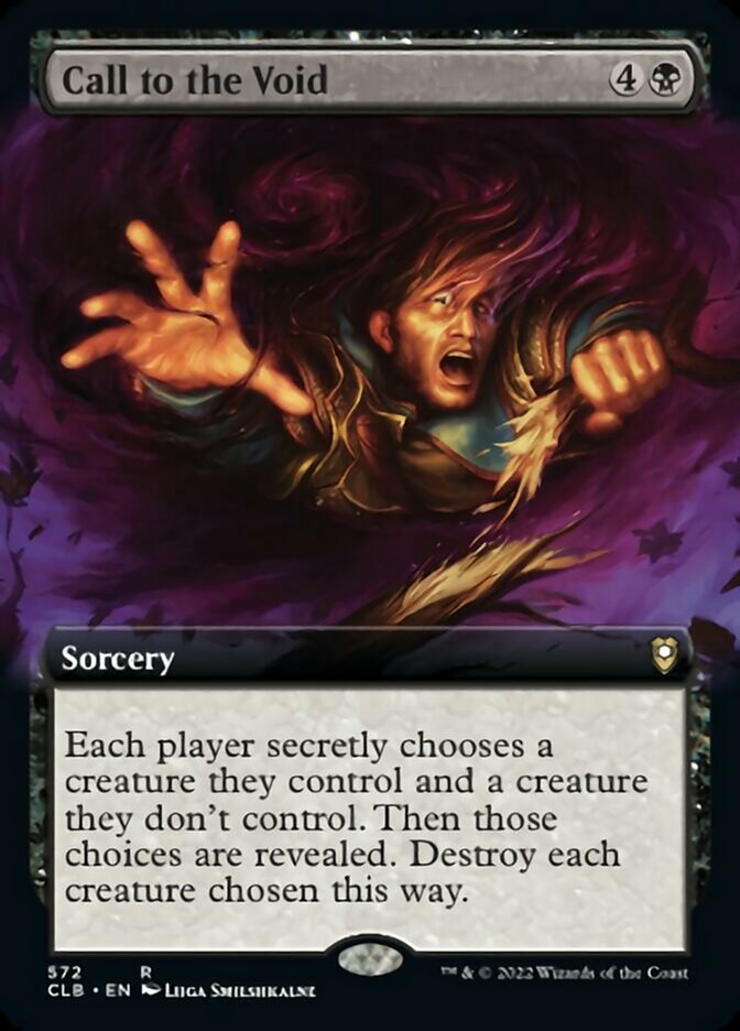Call to the Void - [Extended Art] Commander Legends: Battle for Baldur's Gate (CLB)