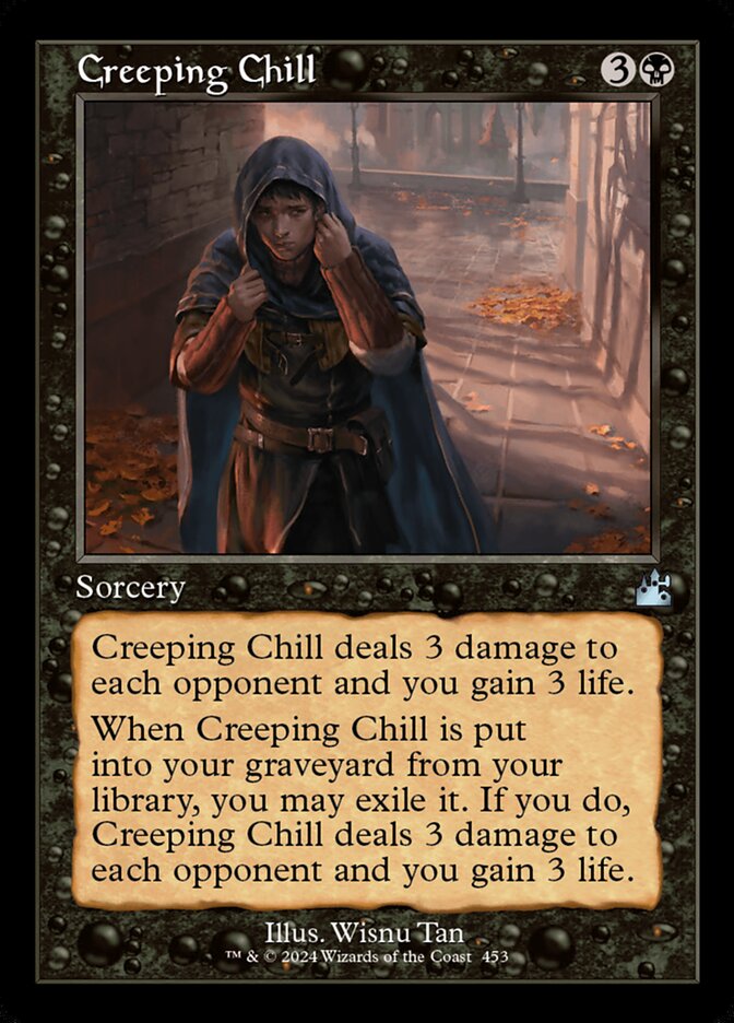 Creeping Chill - [Retro Frame] Ravnica Remastered (RVR)